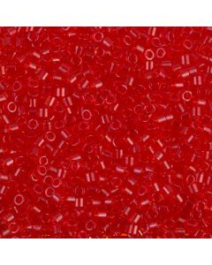 Miyuki Delica 10/0 DBM0704 Transparent Dark Tangerine