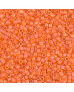 Miyuki Delica 10/0 DBM0855 Matted Transparent Orange AB
