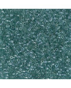 Miyuki Delica 15/0 DBS0112 Transparent Aqua Glazed Luster Light Green