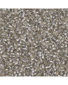 Miyuki Delica 15/0 DBS1211 Light Gray Silver-Lined