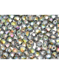 Fire polished 3mm - 00030-28170 -  Crystal Vitrail Full Matted
