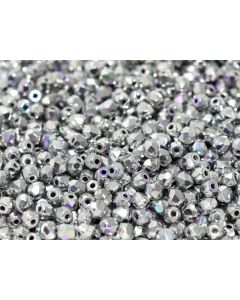 Fire polished 3mm - 00030-98553 -  Crystal Glittery Silver