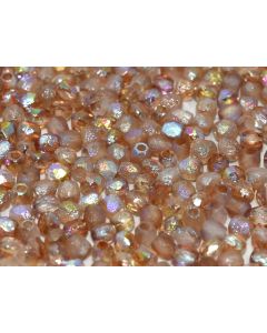 Fire polished 3mm - 00030-98582R -  Crystal Etched Brown Rainbow
