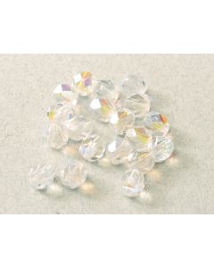 Fire polished 4mm - 00030-28701 -  Crystal AB