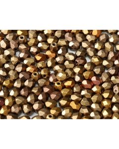 Fire polished 4mm - 01610 -  Metallic Multi