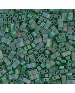 Miyuki Half TILA HTL0146FR Matted Transparant Green AB