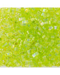 Miyuki Half TILA HTL0258 Transparent Chartreuse AB