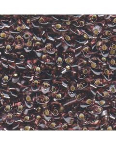 Miyuki Long Magatama LMA0012 Smoky Amy Silver Lined