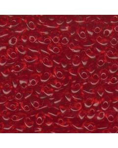 Miyuki Long Magatama LMA0140 Transparent Light Red