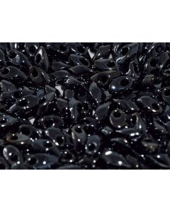 Miyuki Long Magatama LMA0464 Light Gunmetal