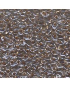 Miyuki Long Magatama LMA1522 Sparkling Honey Beige Lined
