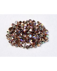Preciosa Bicone 3mm 00030-98533 Crystal Copper Rainbow