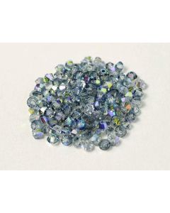 Preciosa Bicone 3mm 00030-98538 Crystal Blue Rainbow