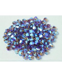 Preciosa Bicone 4mm 20050-20000 Amethyst 2x AB