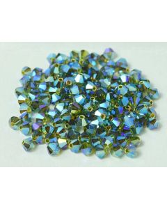Preciosa Bicone 4mm 50230-20000 Olivine 2x AB