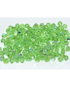 Preciosa Bicone 4mm 50520-20001 Peridot AB