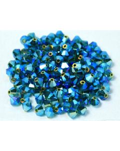 Preciosa Bicone 4mm 50730-20000 Emerald 2x AB