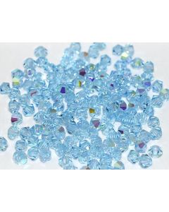 Preciosa Bicone 4mm 60000-20001 Aquamarine AB