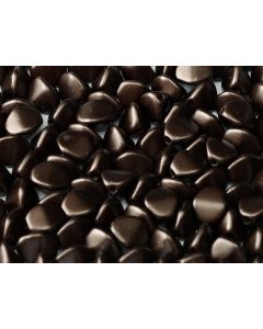 Pinch Beads Alabaster Pastel Dark Brown - 02010-25036