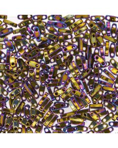 Miyuki Quarter TILA QTL0188 Metallic Purple Gold Iris