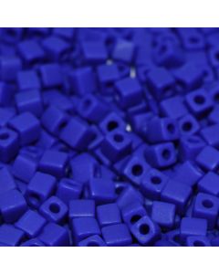 Miyuki Square Beads 3mm 0414F Opaque Cobalt Matted