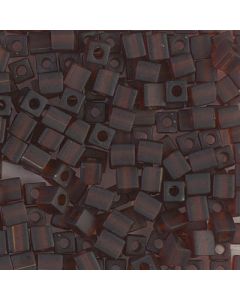 Miyuki Square Beads 4mm 0134F Matted Dark Topaz