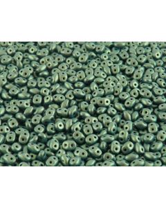 SUPERDUO™ Jet Metallic Suede Light Green - 10g