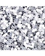 Miyuki Delica 10/0 DBM0670 Silk-Satin Crystal AB