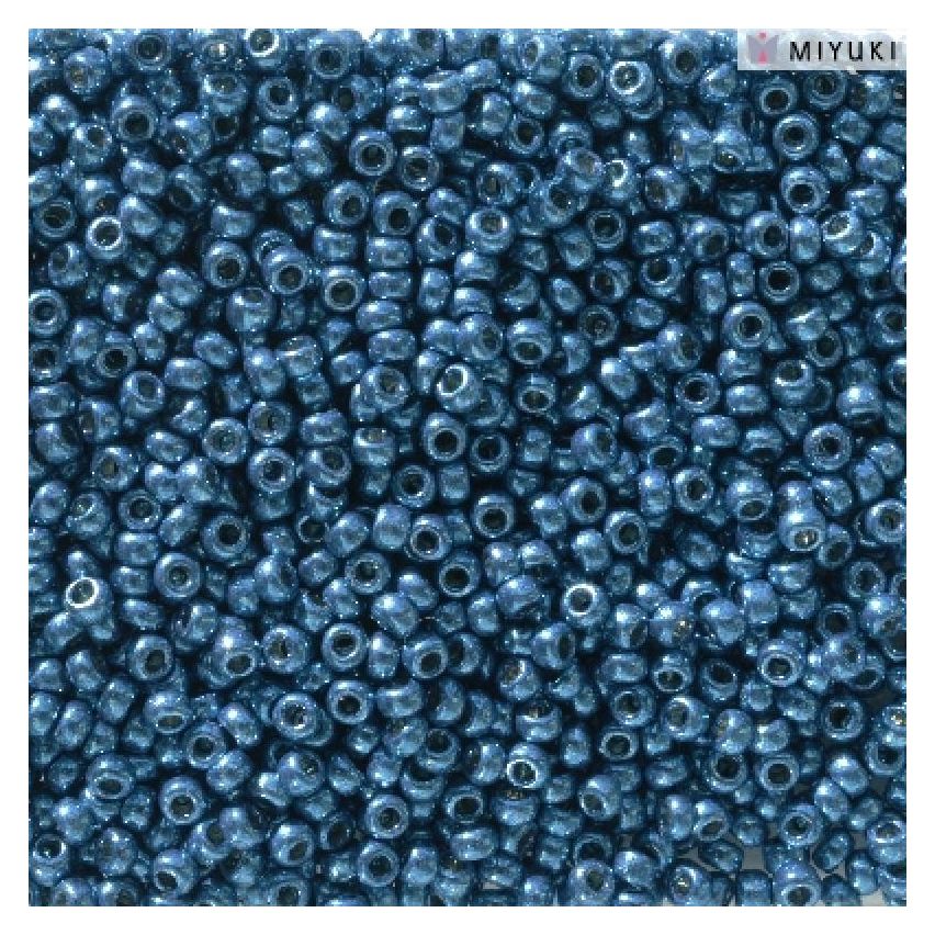 Miyuki Rocailles 11/0 5116 Duracoat® Galvanized Deep Aqua Blue - 10g