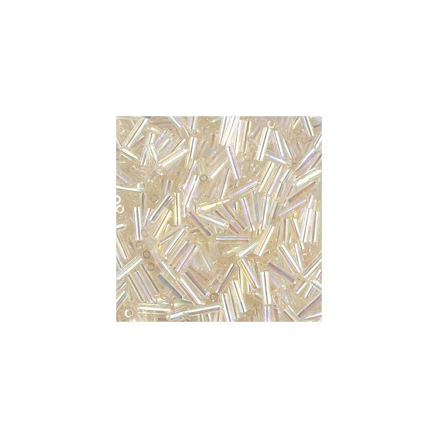 Miyuki Bugle 2442 Crystal Ivory Gold Luster - 10g
