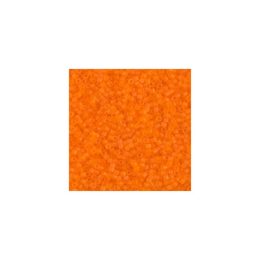 Miyuki Delica 11/0 DB0744 Matted Transparent Orange