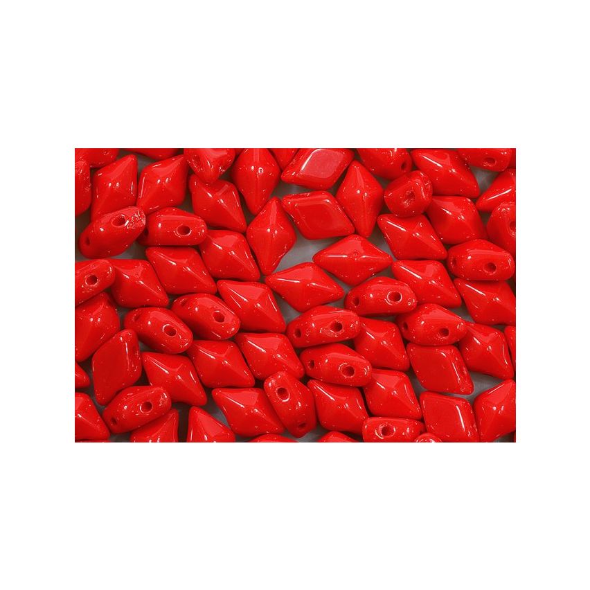 DiamonDuo® Opaque Red - 50pcs