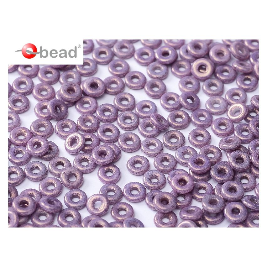O bead ® 2x4mm - Chalk White Lila Vega Luster - 03000-15726 - 5g