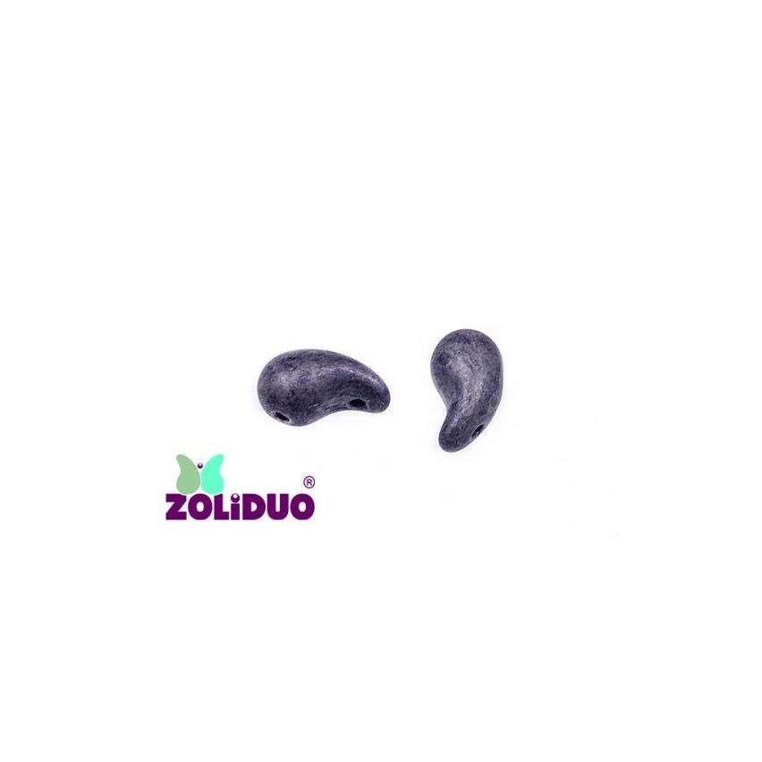 Zoliduo® Left Jet Hematite Matted - 25pcs