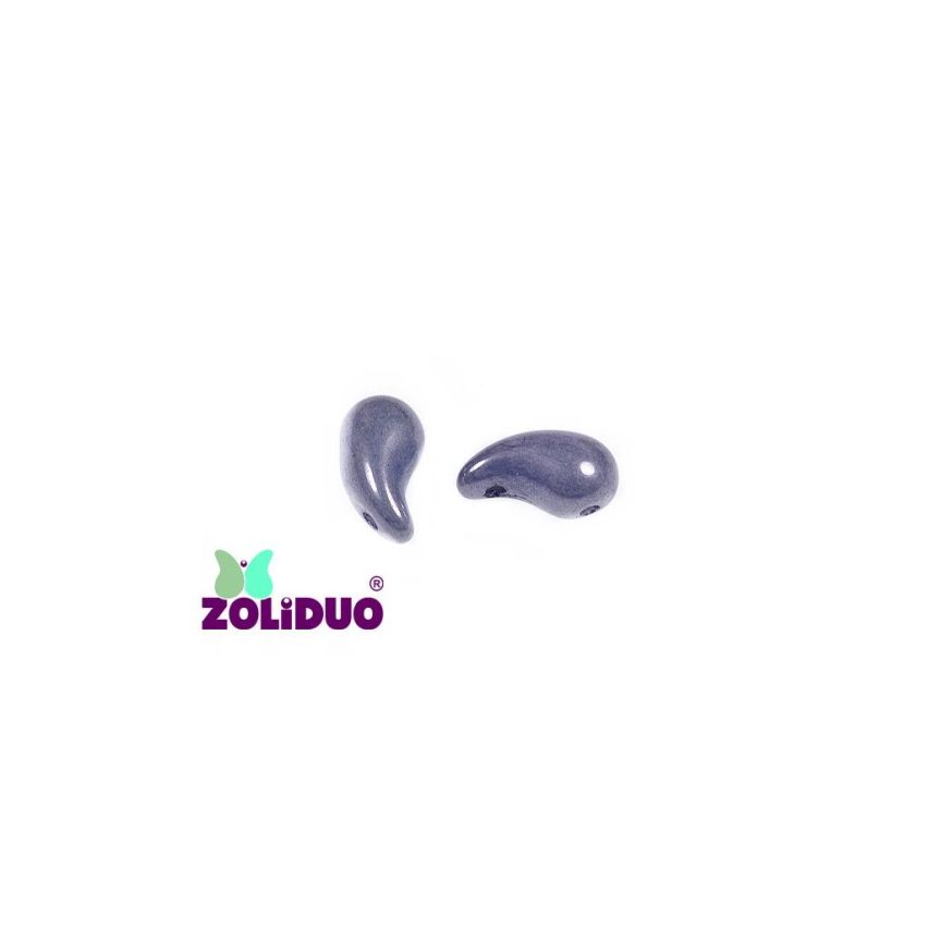 Zoliduo® Right Chalk White Baby Blue Luster - 25pcs